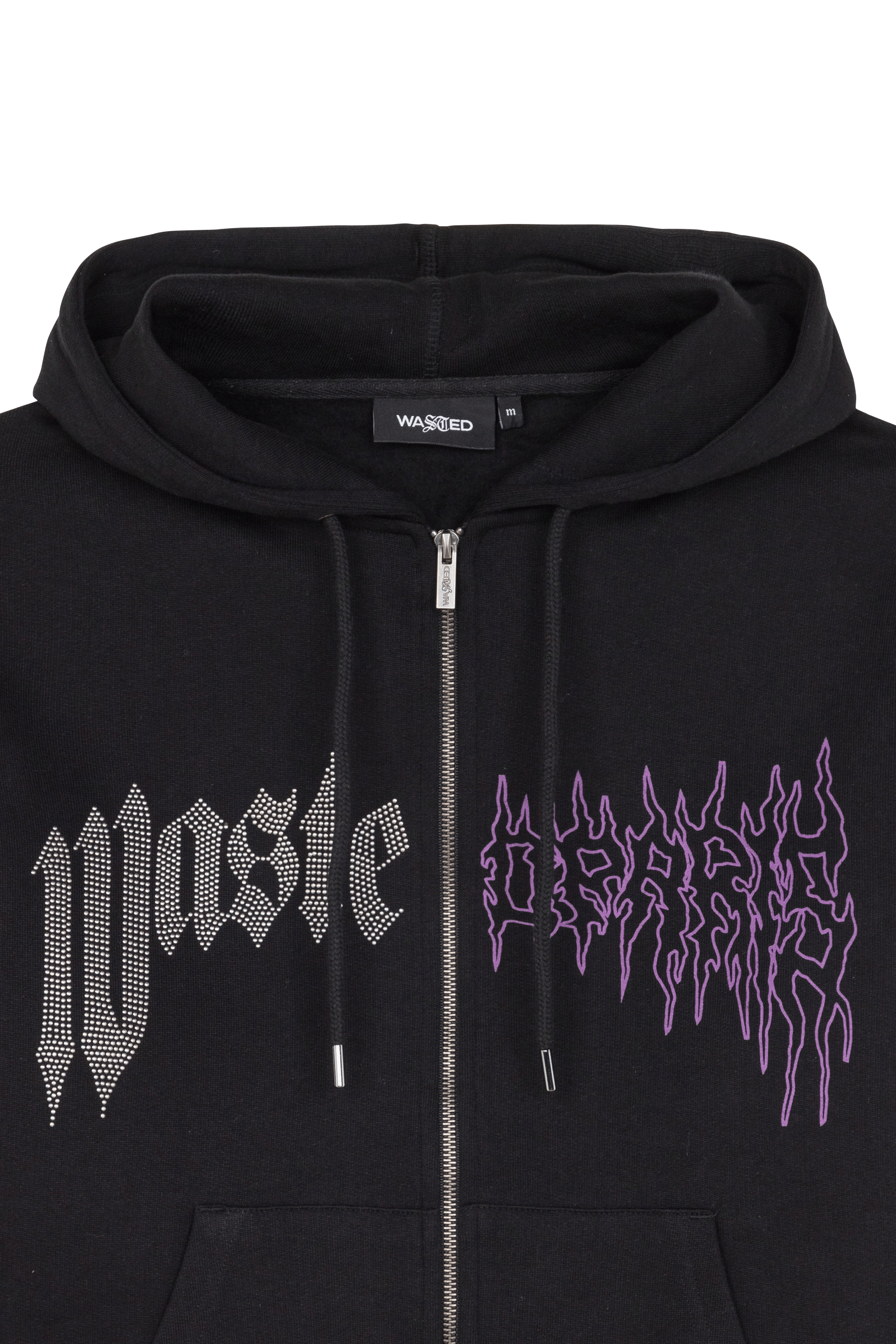 Zip-up hoodie Black