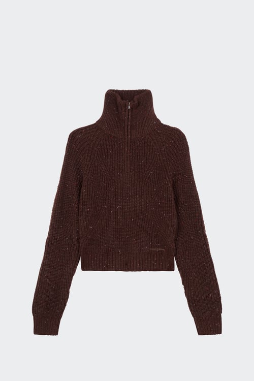 TOMMY JEANS Sweater Brown