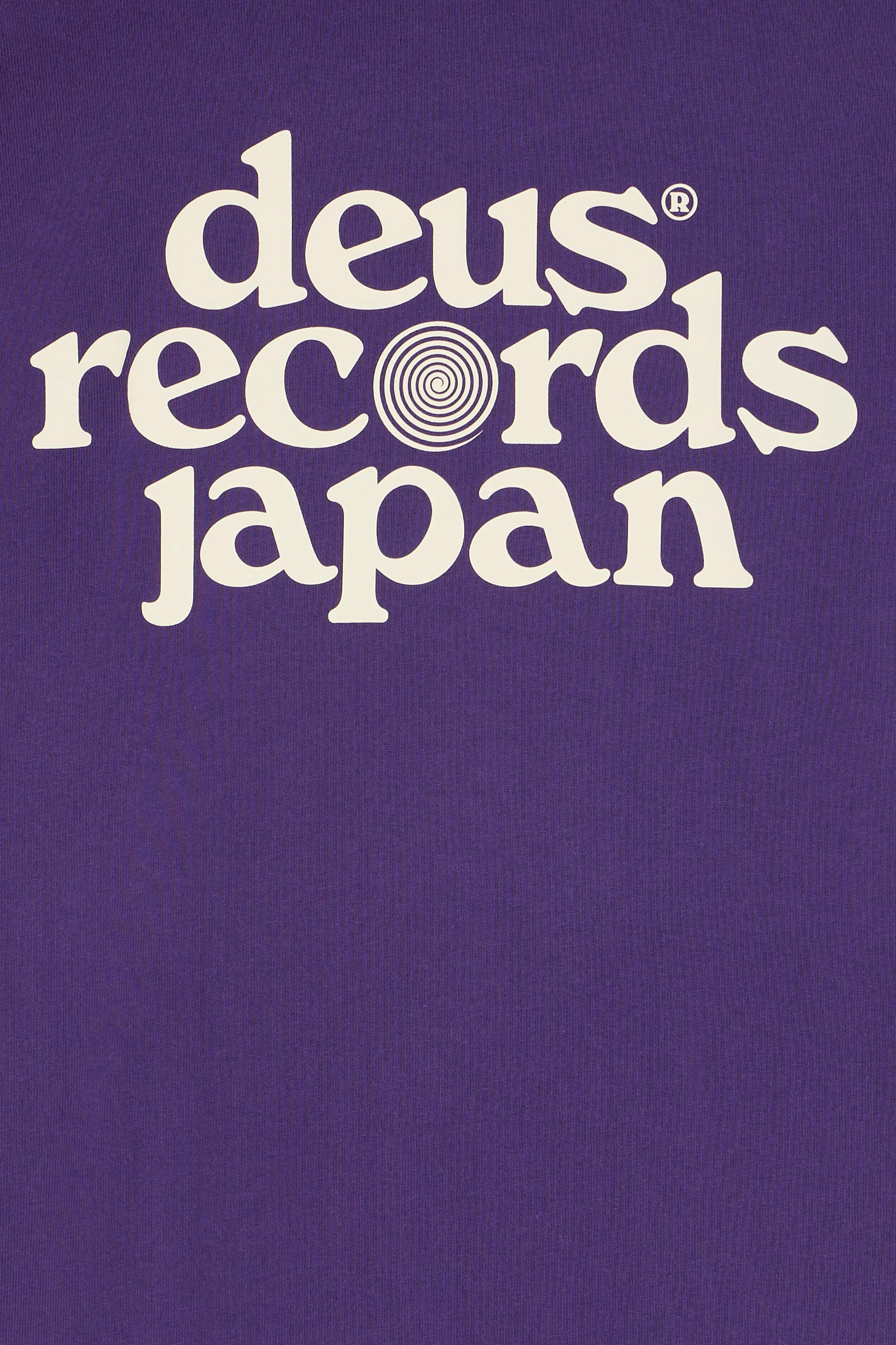 Regular-fit round-neck cotton T-shirt Purple