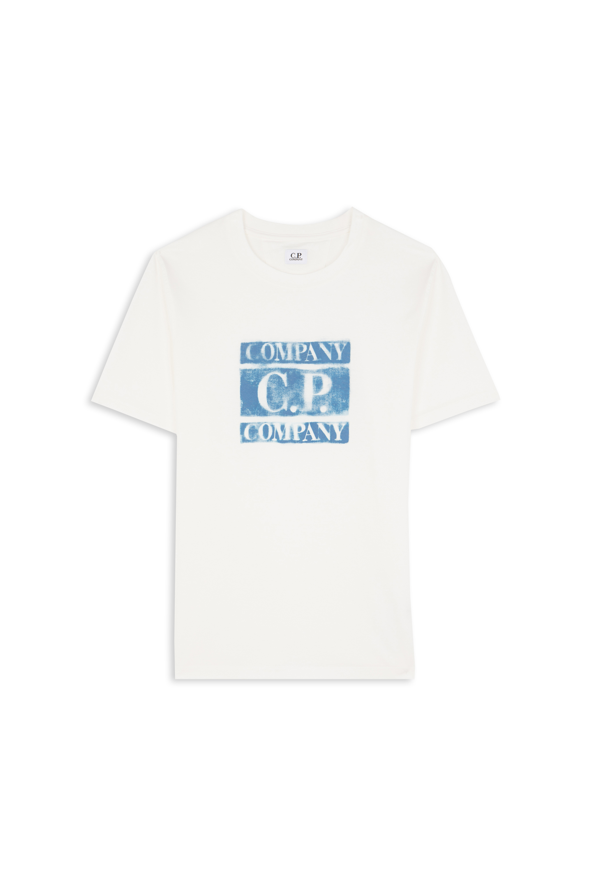 Regular-fit round-neck cotton T-shirt 30/1 JERSEY SHORT SLEEVE LOGO T-SHIRT Gauze white