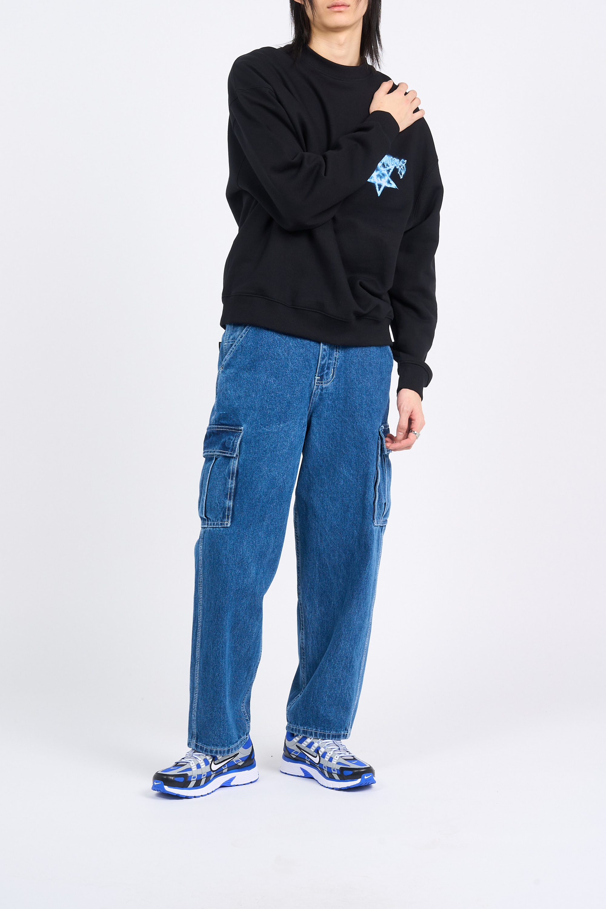Sweatshirt  | Noir WASTED Homme