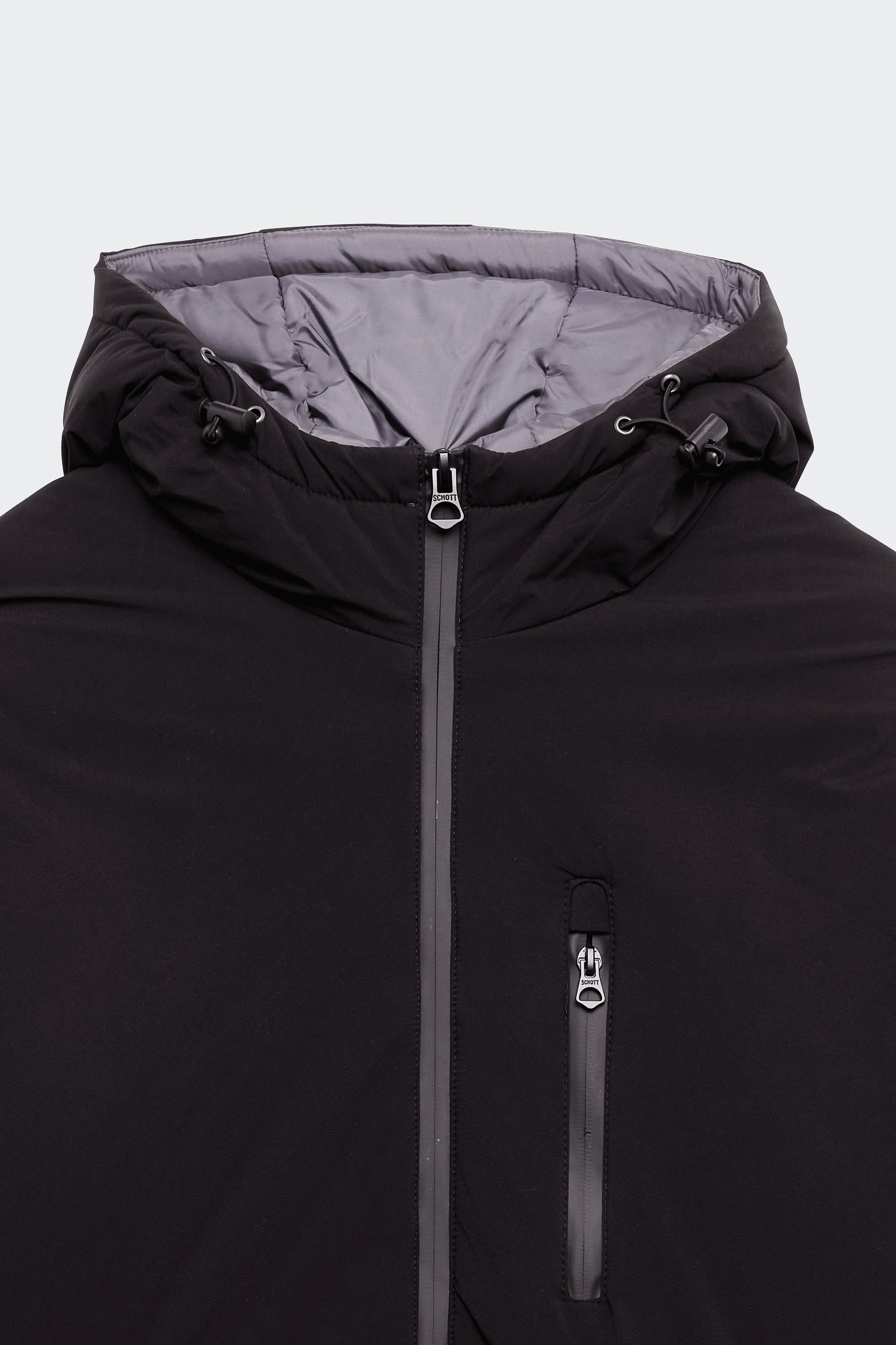 Puffer Jacket | Black by SCHOTT Puffer Jacket Black