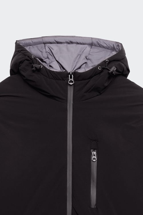 SCHOTT Puffer Jacket Black