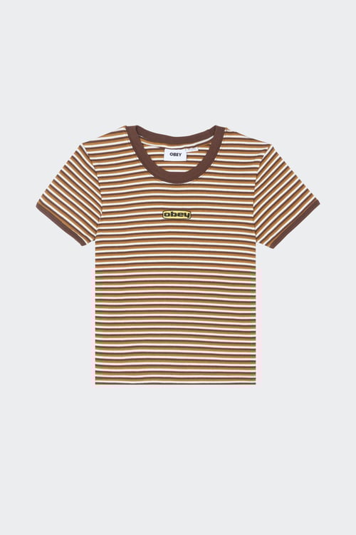 OBEY T-shirt  Marron