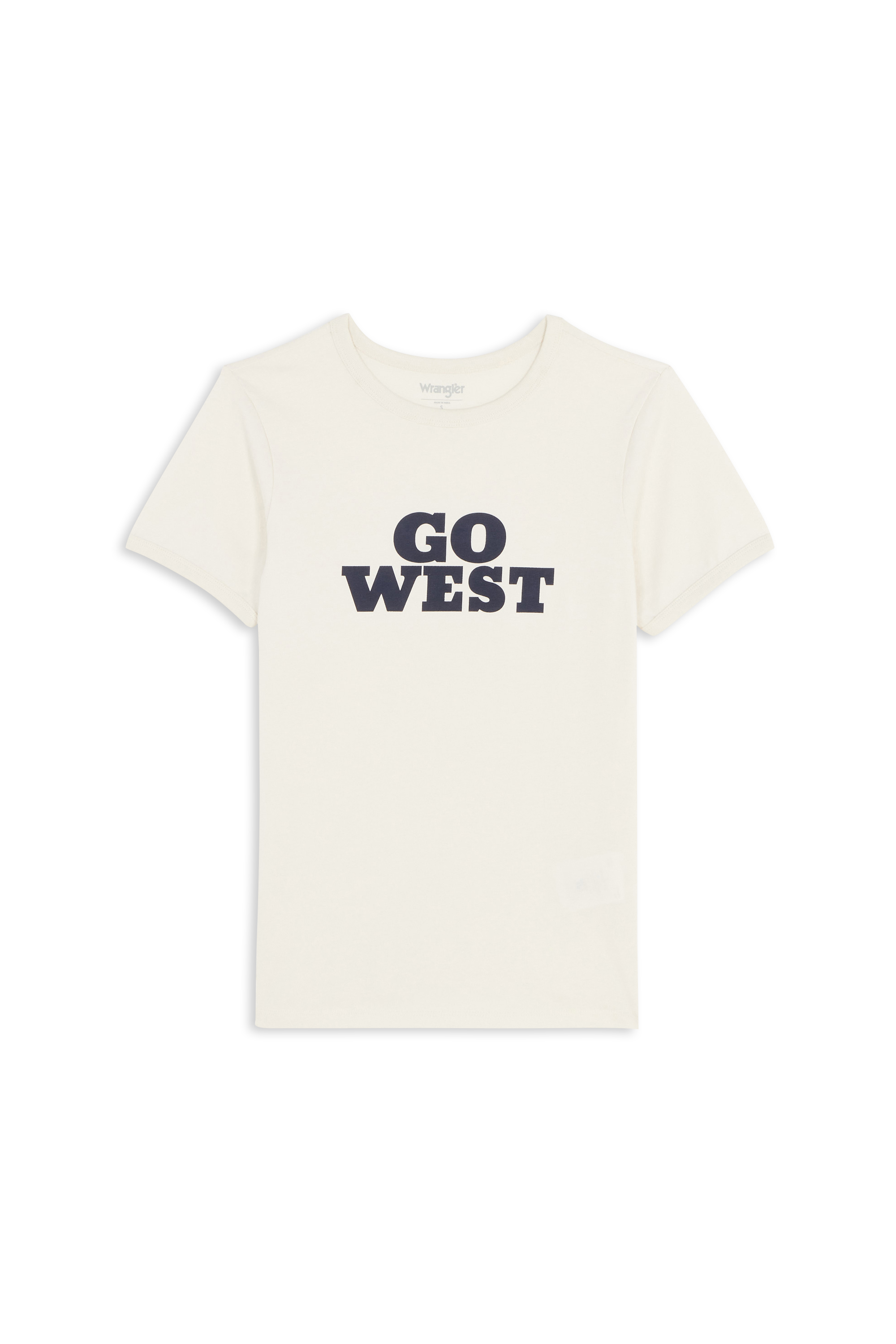 Regular-fit round-neck cotton T-shirt WRANGLER
