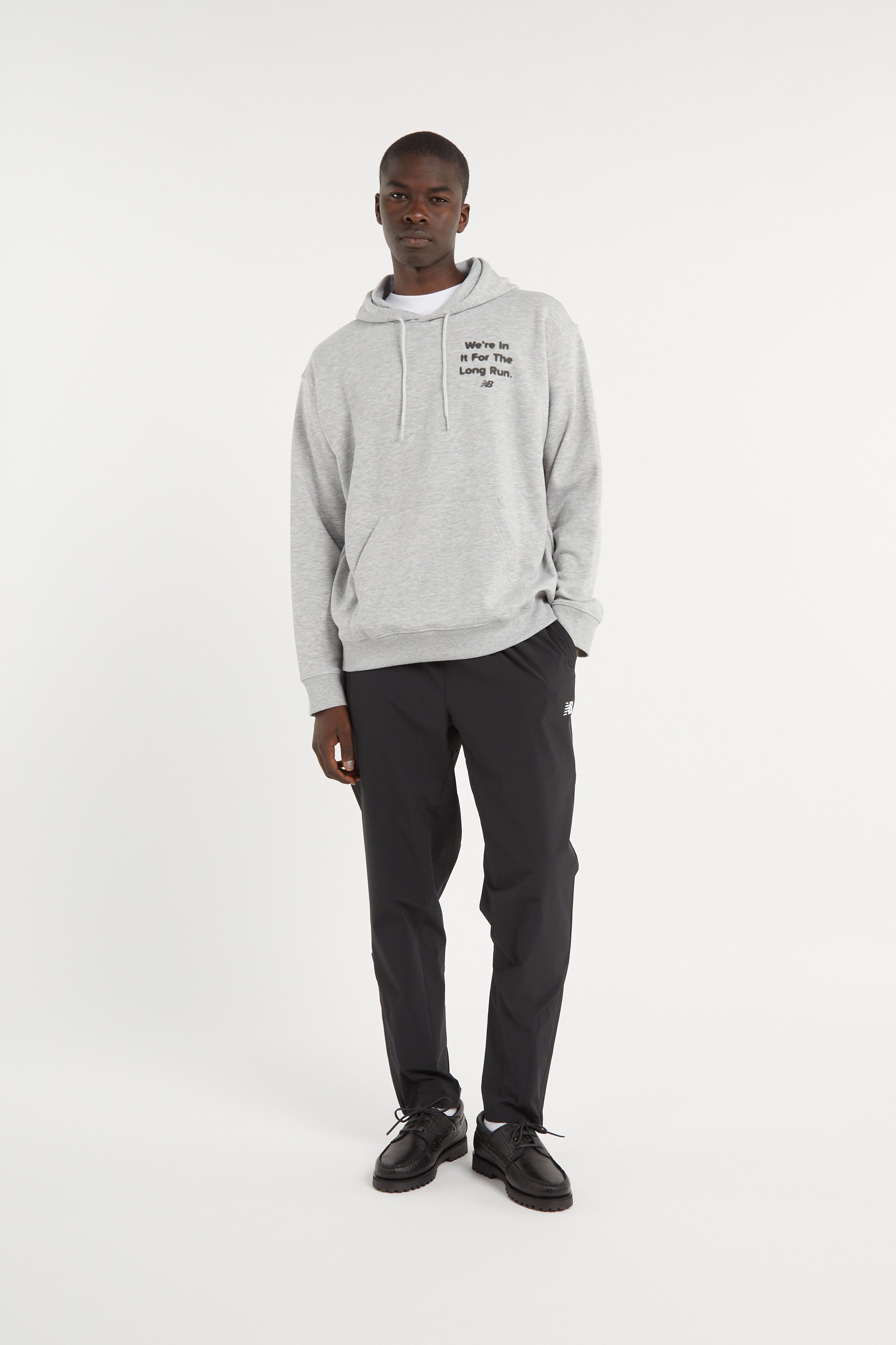 Hoodie NEW BALANCE Gris