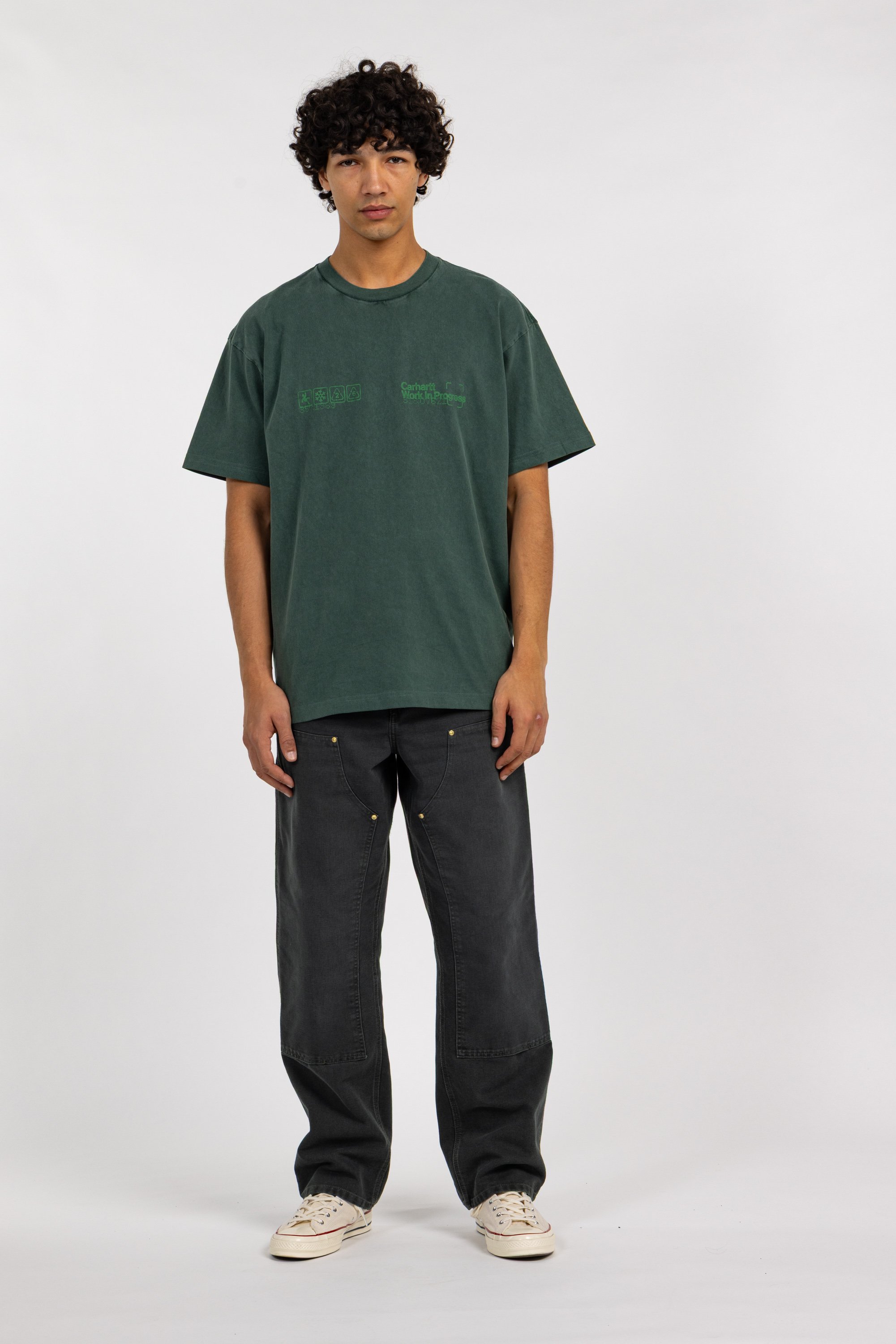 Regular-fit round-neck cotton T-shirt CARHARTT WIP Black