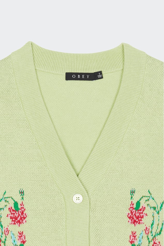 Vest Green Obey Woman ParallaxShops