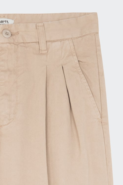 CARHARTT WIP Pantalon droit Beige