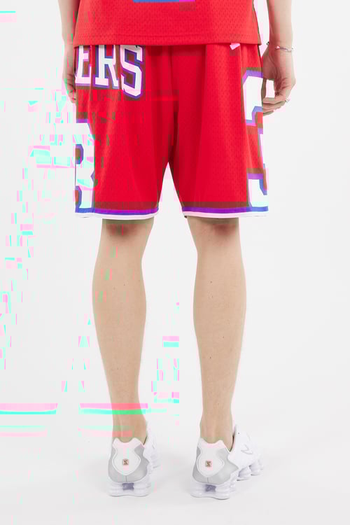 MITCHELL & NESS Short Rouge