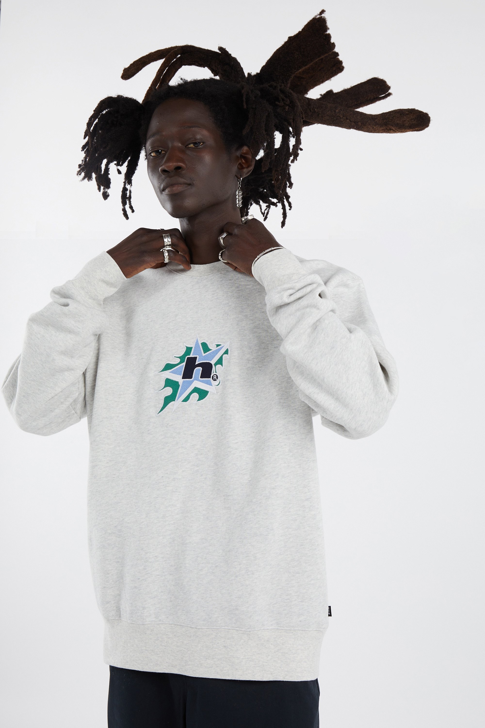 Sweatshirt | Gris by HUF Sweatshirt Gris