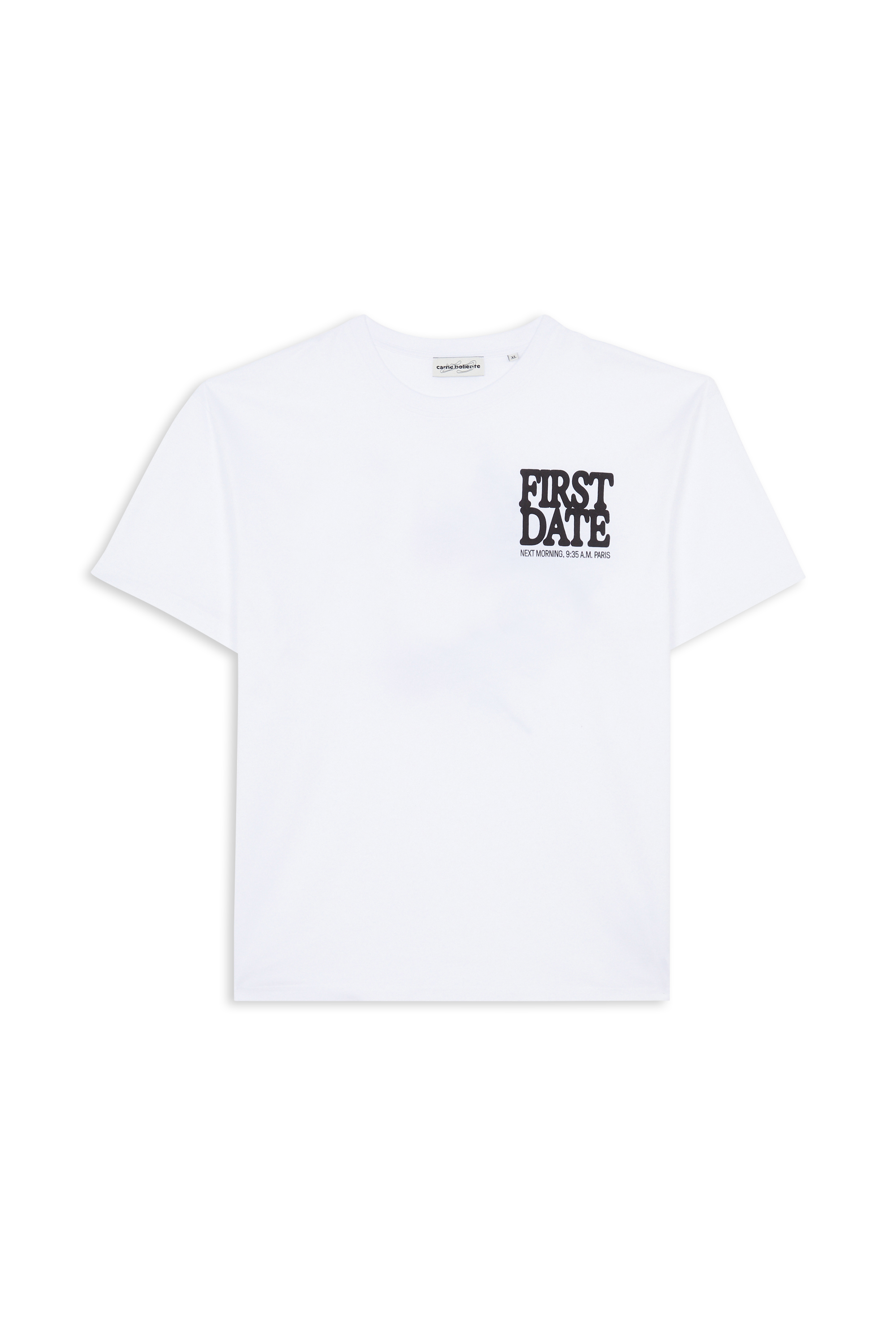 Regular-fit round-neck cotton T-shirt White