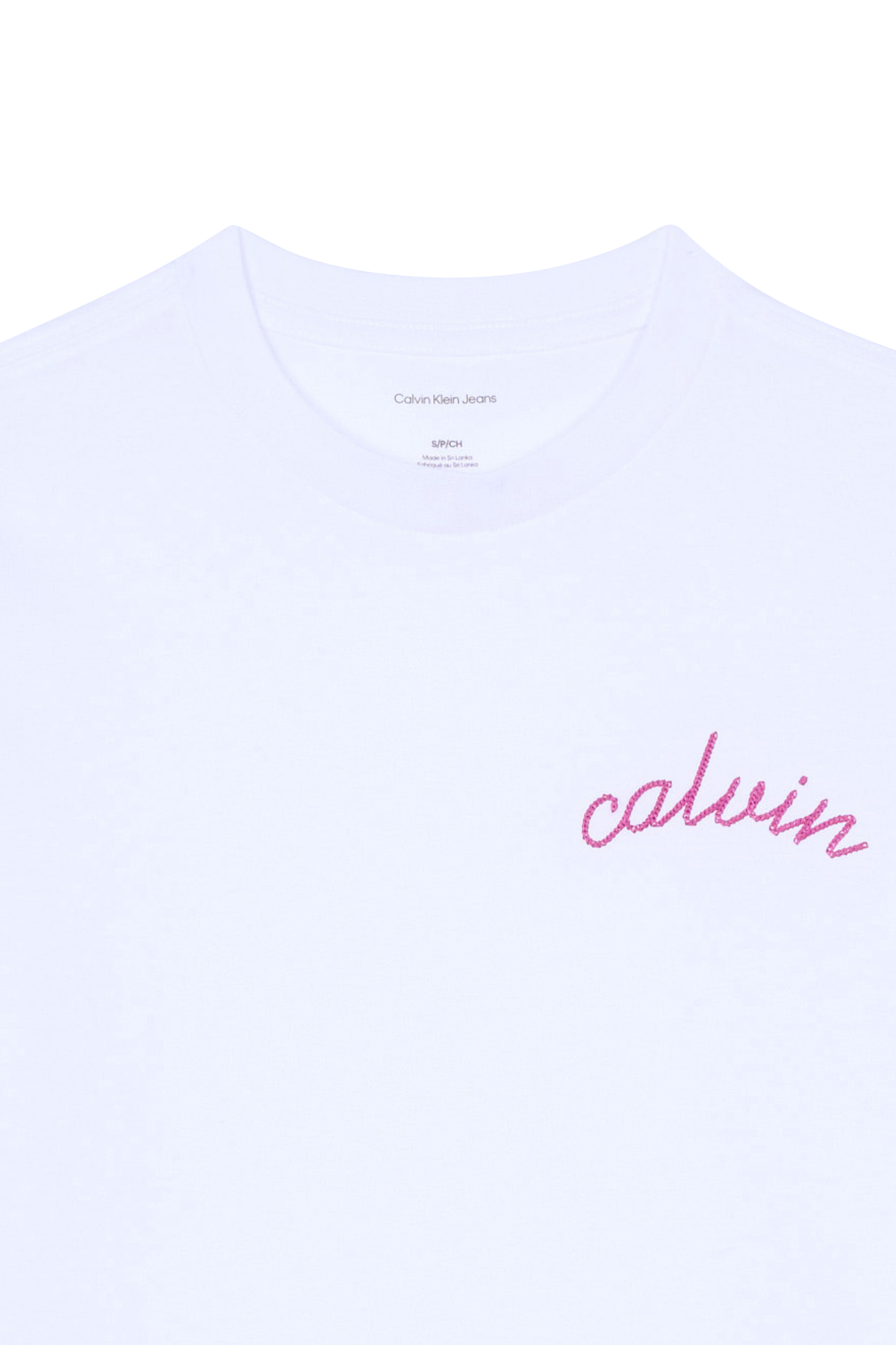 Regular-fit round-neck cotton T-shirt White