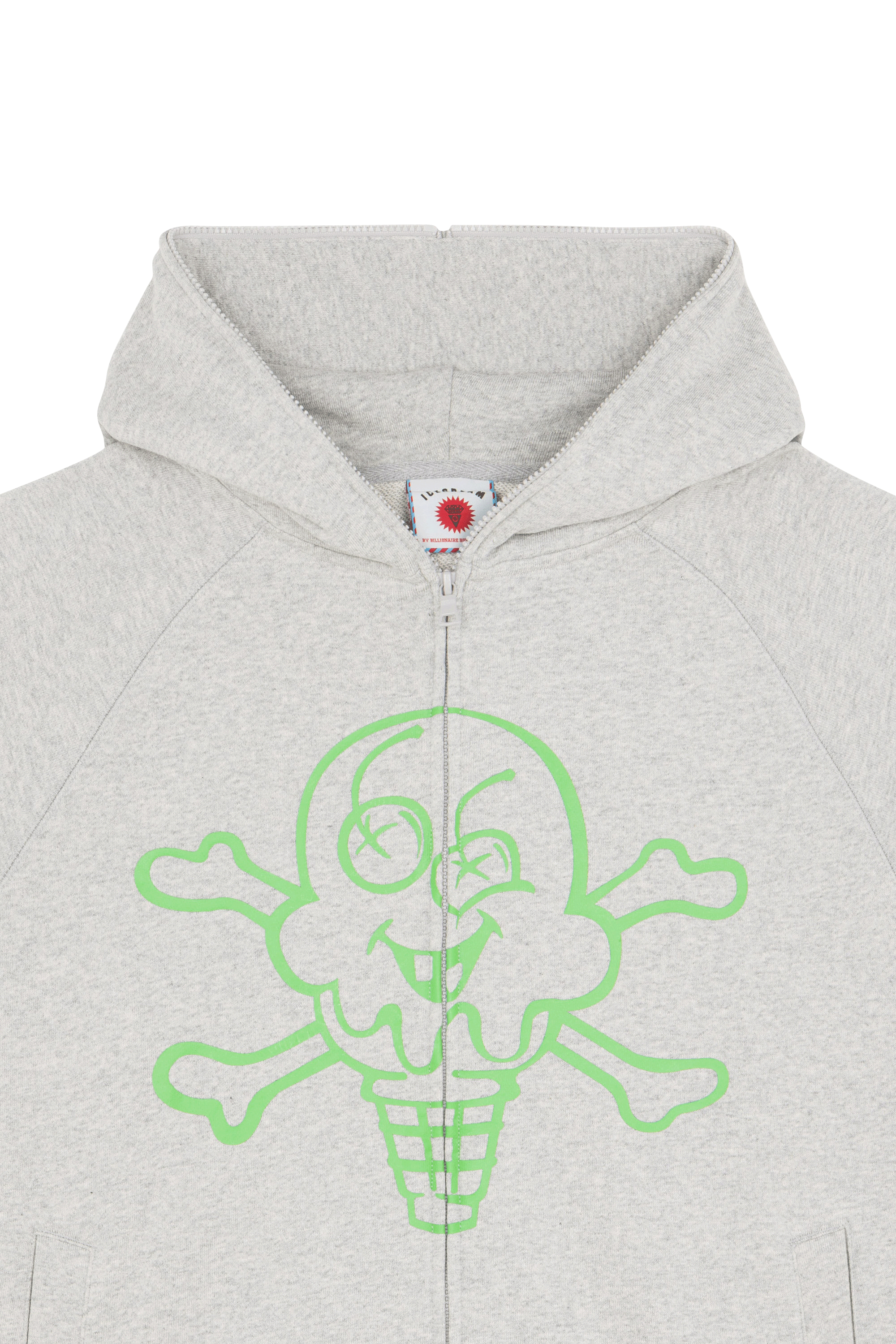 Hoodie zippé Gris