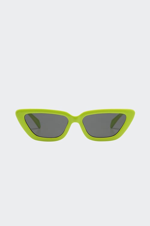 KOMONO Lunettes de soleil papillon teintées Vert