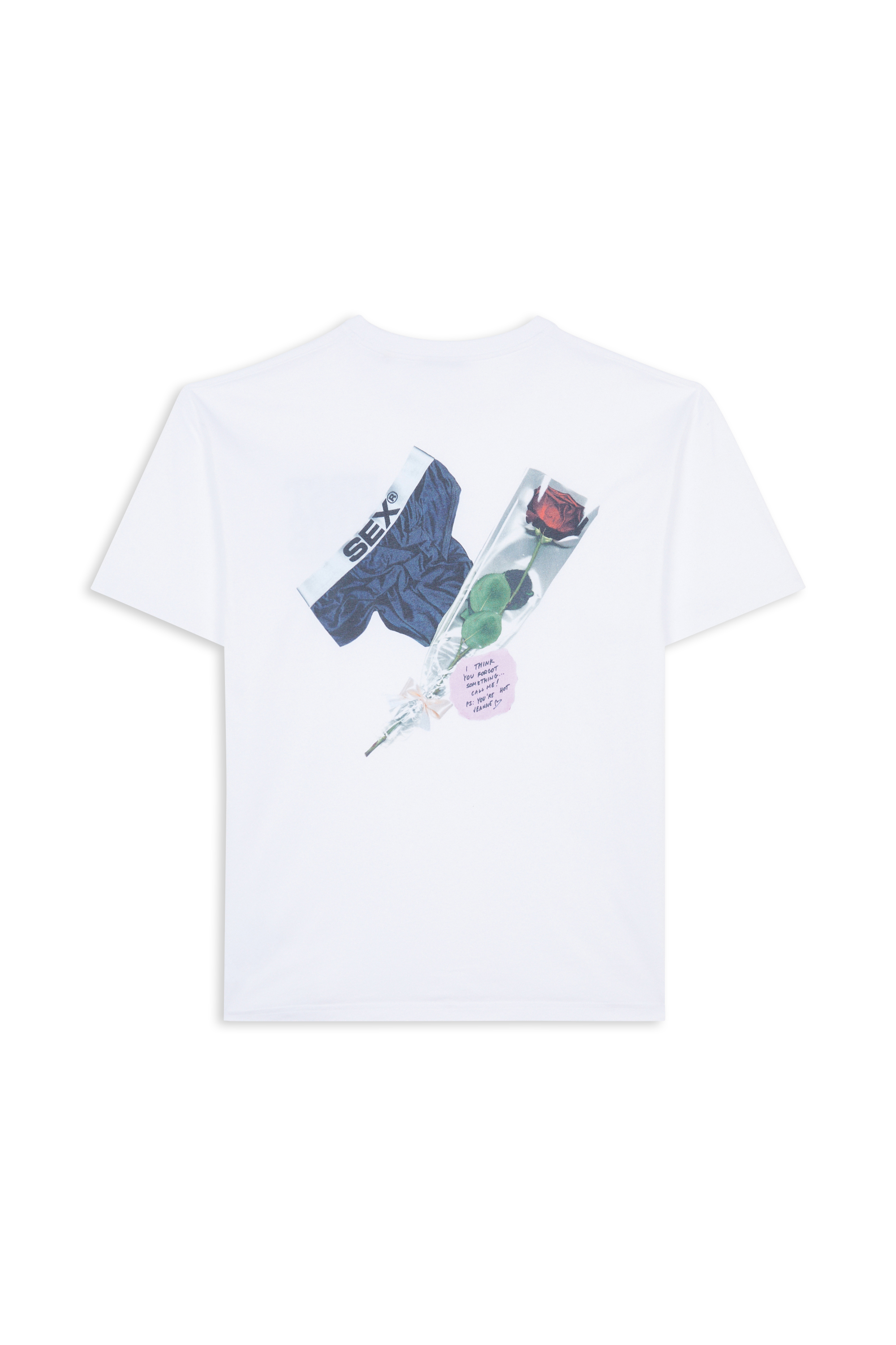 Regular-fit round-neck cotton T-shirt White