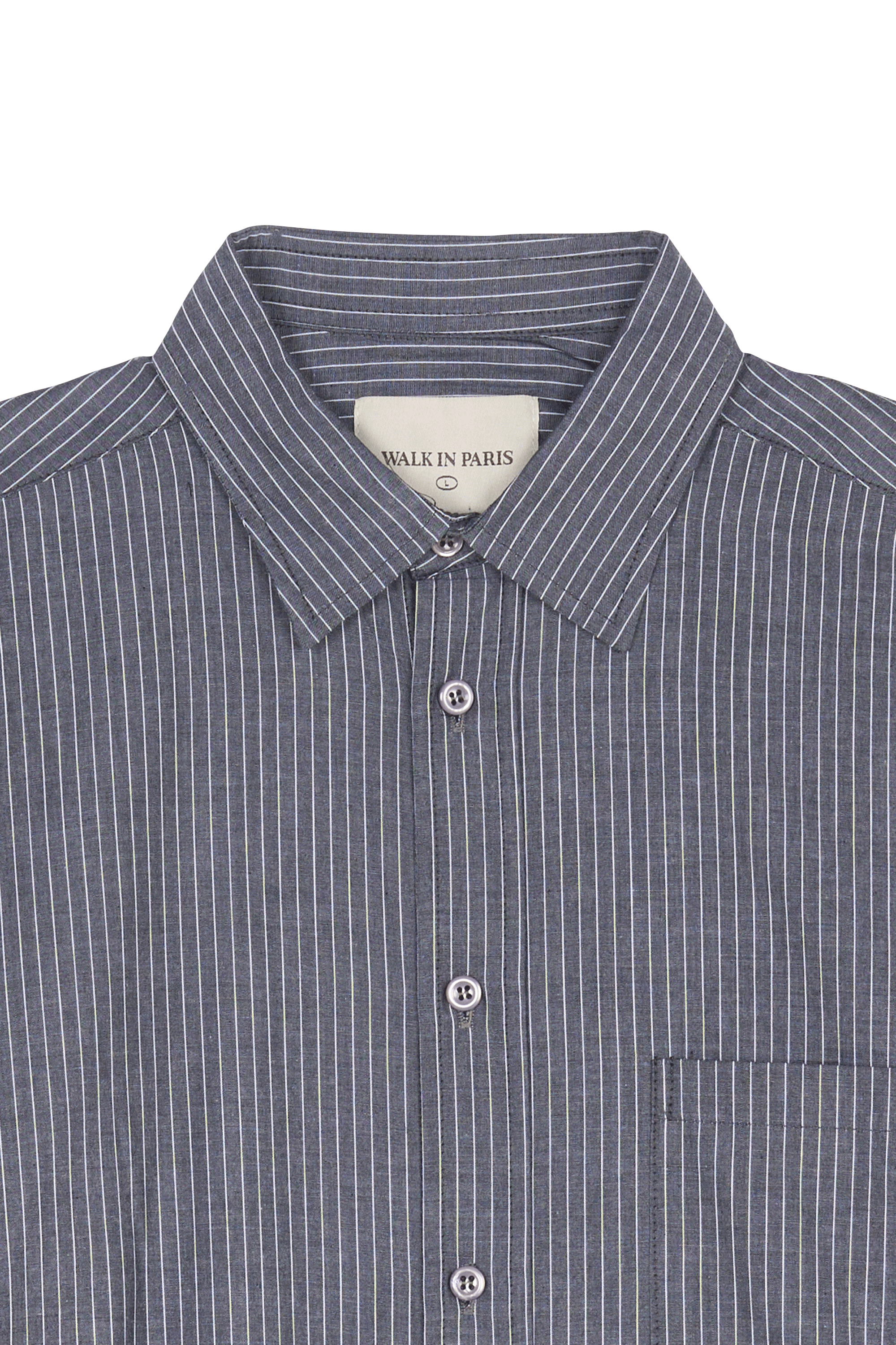 Chemise | Gris WALK IN PARIS Homme