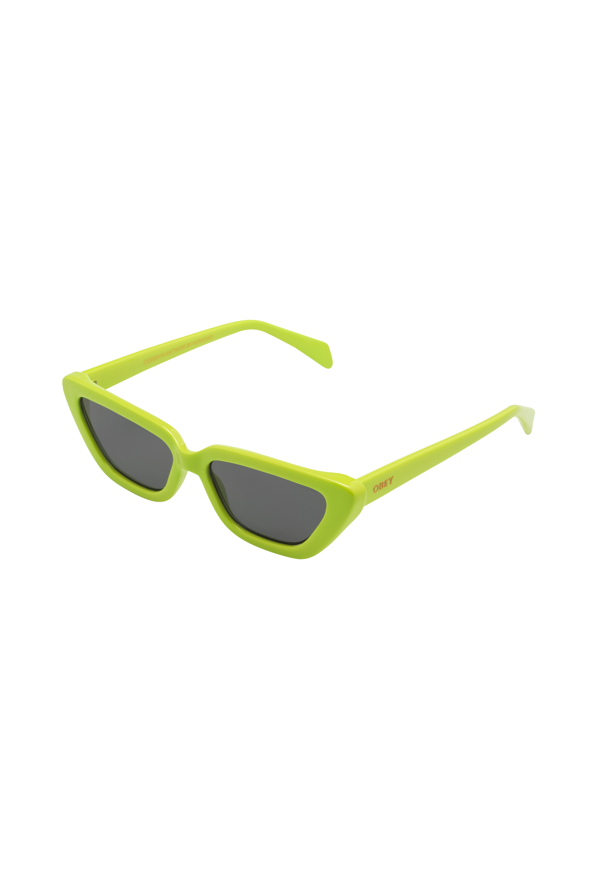 Lunettes de soleil papillon teintées Vert