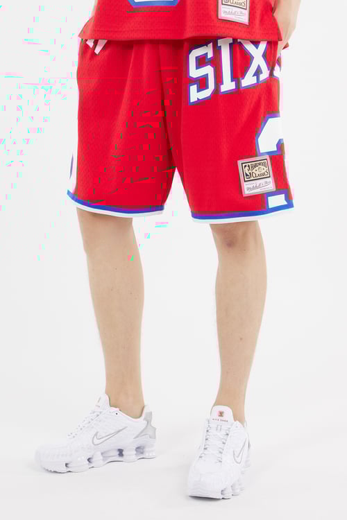 MITCHELL & NESS Short Rouge