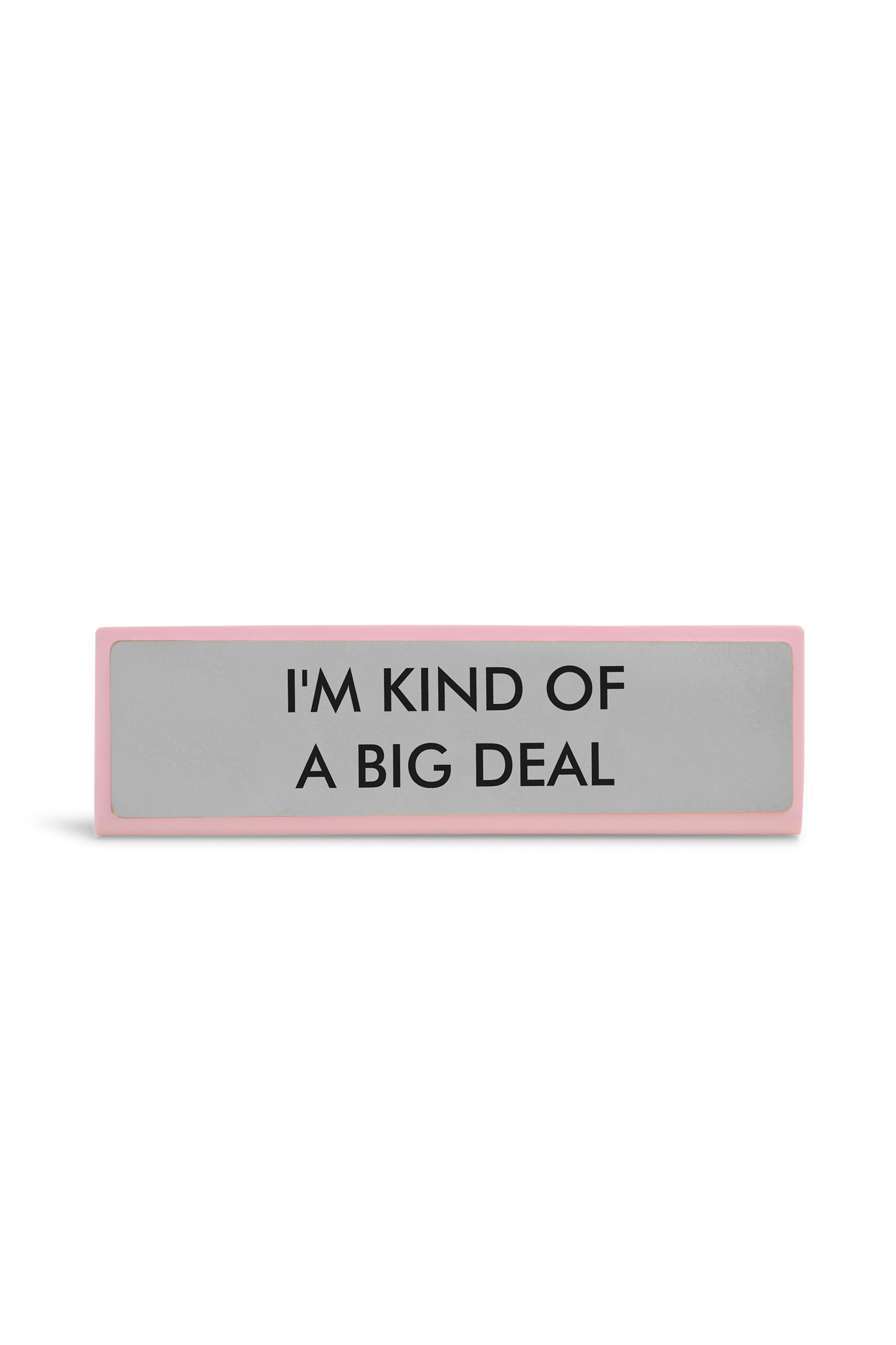 Desk plaque Grey