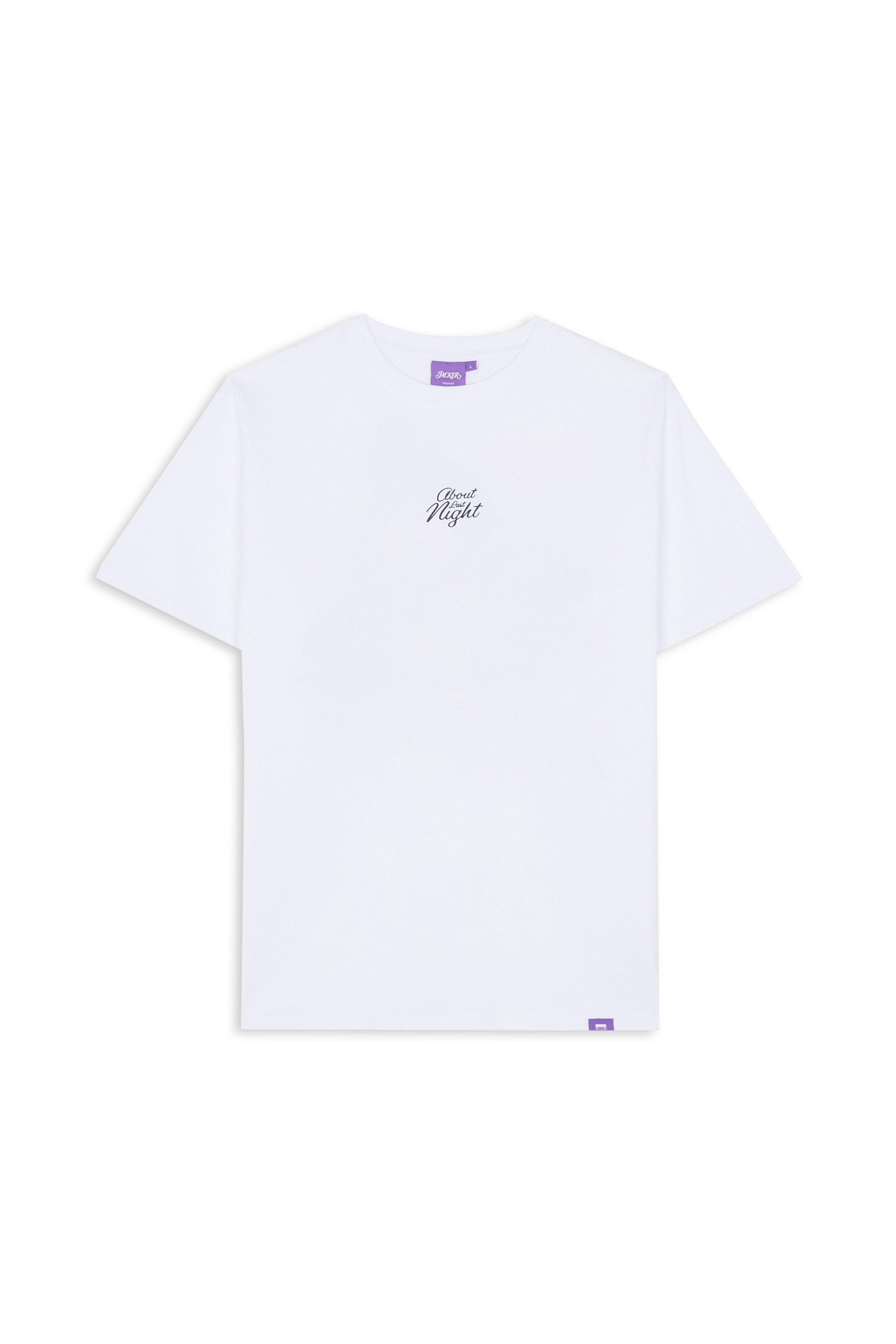 Regular-fit round-neck cotton T-shirt White