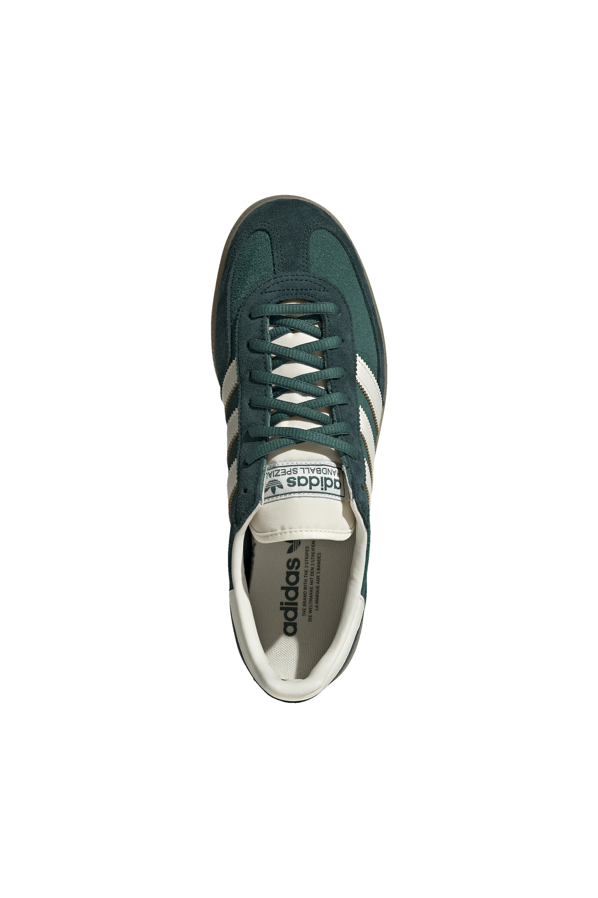 Baskets basses en cuir Vert