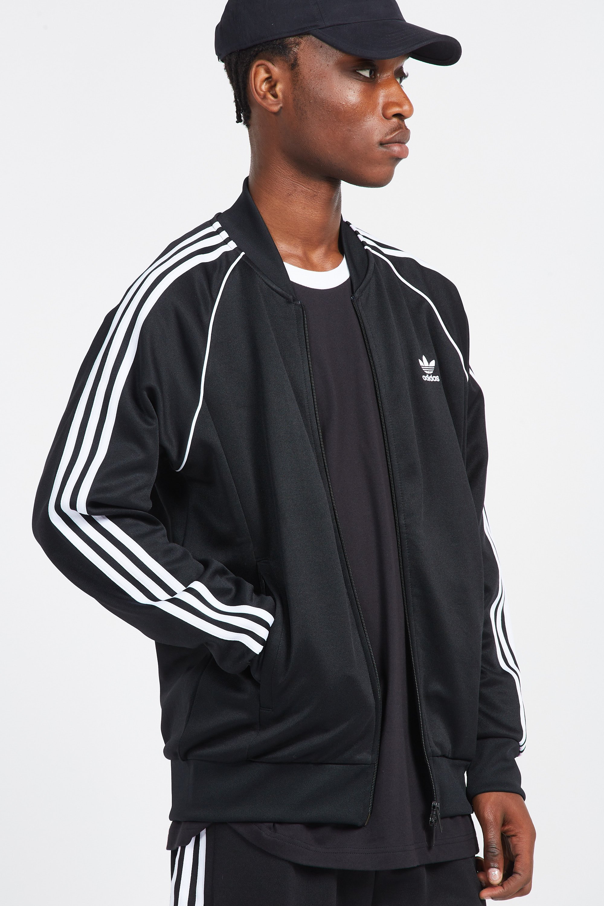 Tracksuit jacket | Black by ADIDAS Tracksuit jacket Black