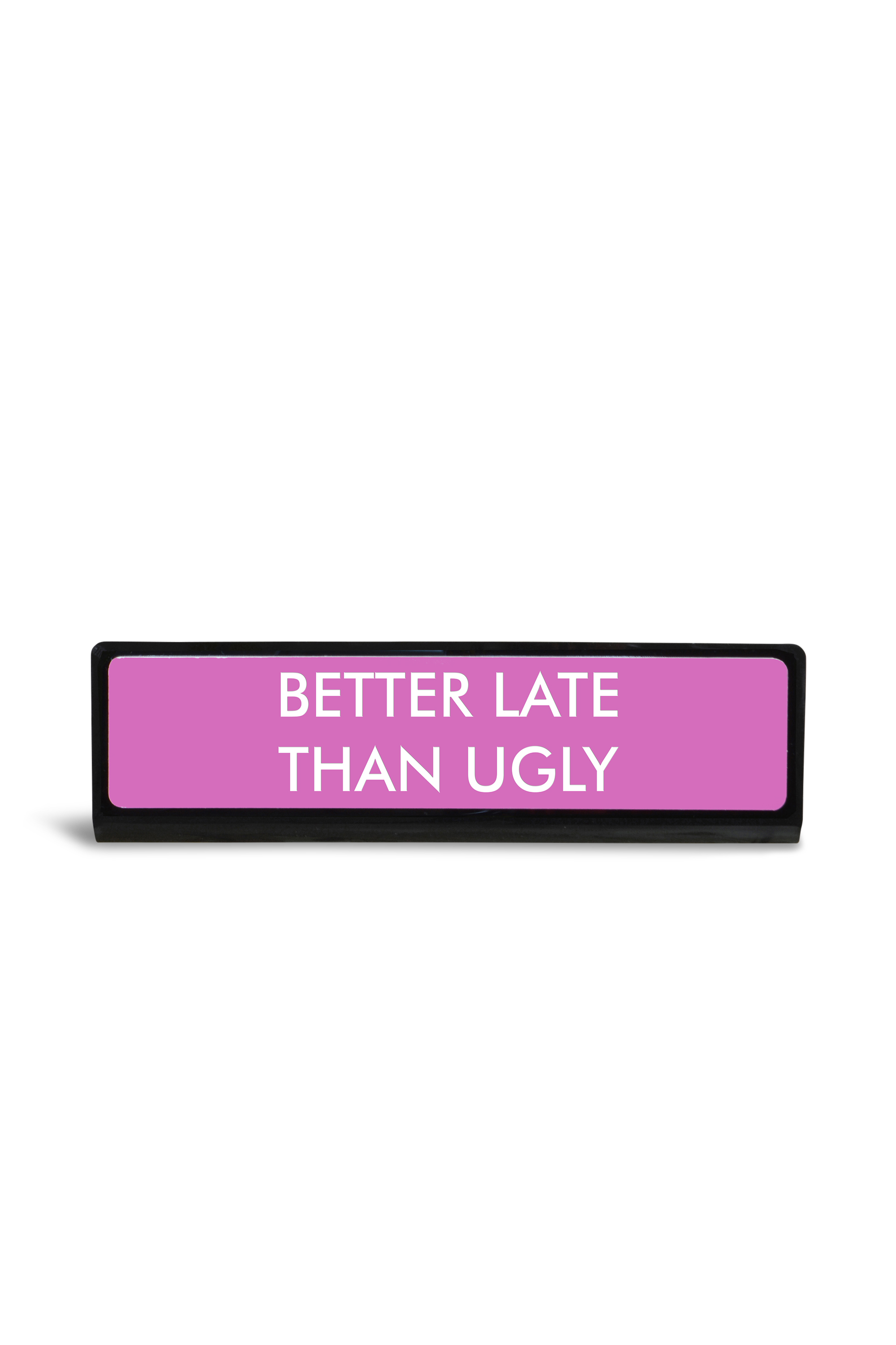 Desk plaque Black