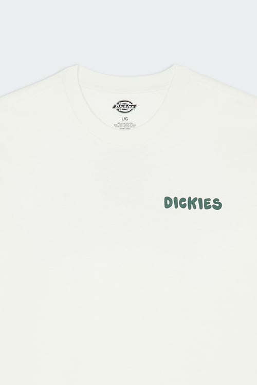 DICKIES Regular-fit round-neck cotton T-shirt White