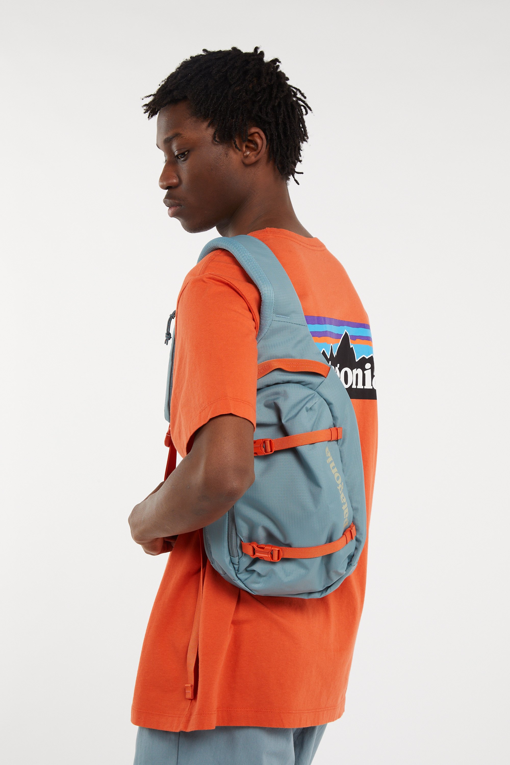 Sac banane zippé uni  PATAGONIA Bleu