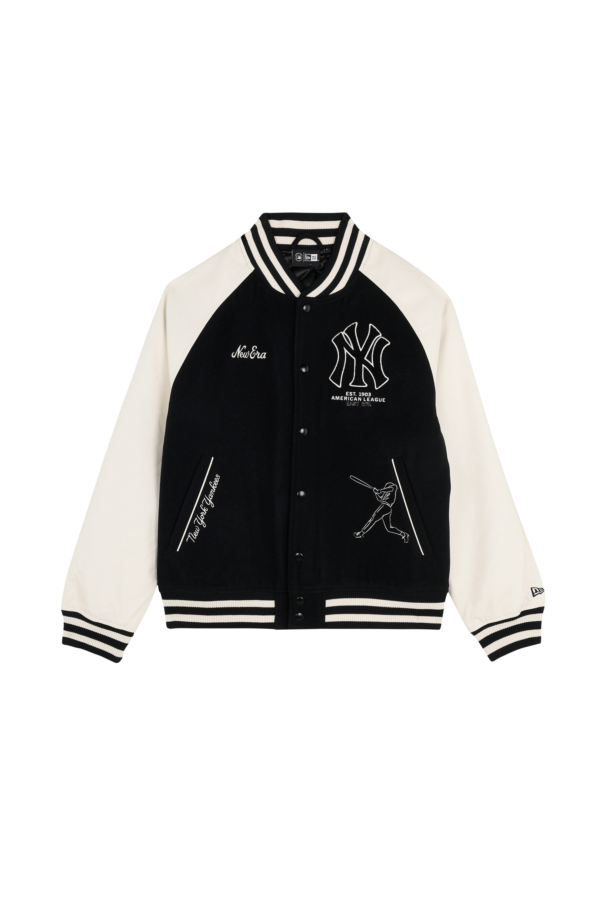 Blouson MLB VARSITY JACKET NEYYAN  BLK Black