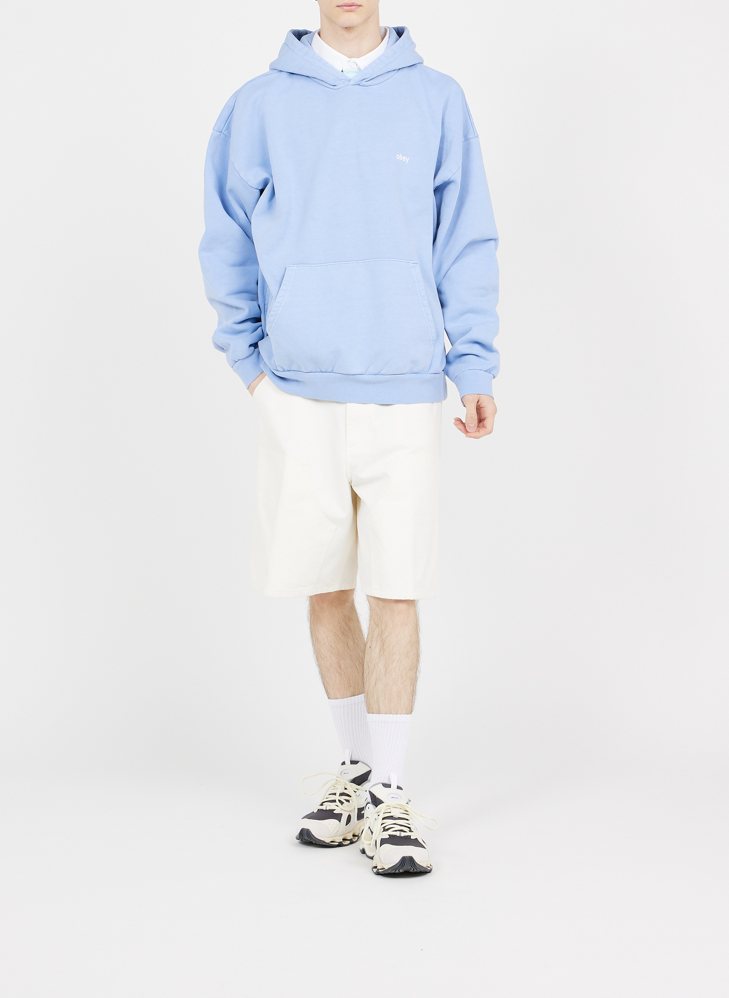 Hoodie OBEY Bleu