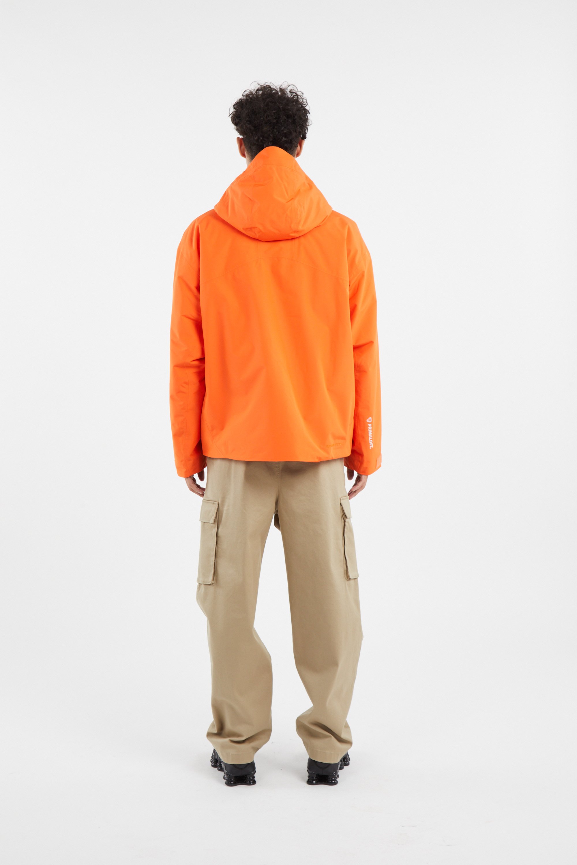 Lightweight quilted padded jacket with high neck | Orange NIKE Men