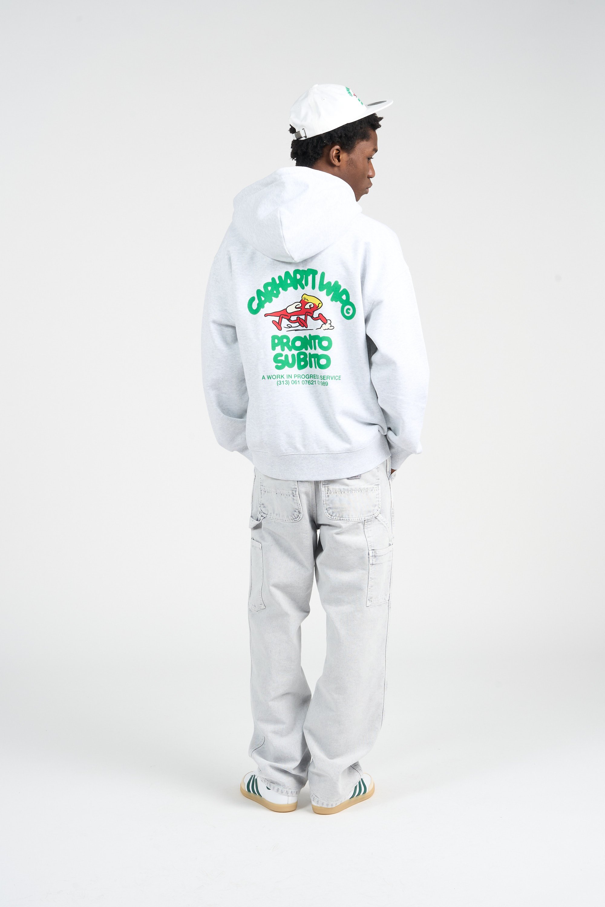 Hoodie zippé | Gris CARHARTT WIP Homme