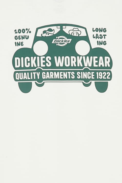 DICKIES Regular-fit round-neck cotton T-shirt White