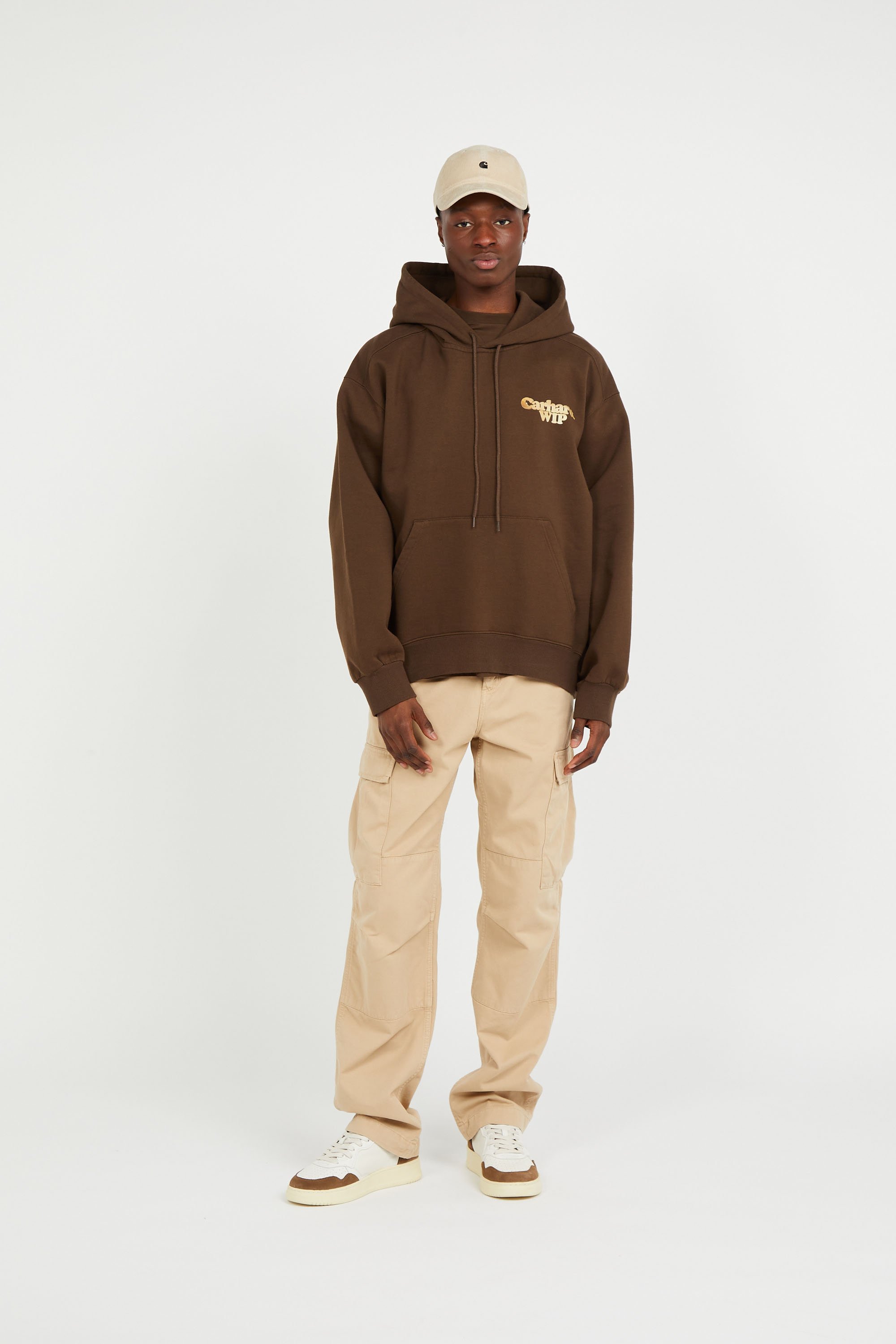Hoodie Hooded charm link sweat Brown Carhartt wip - Men