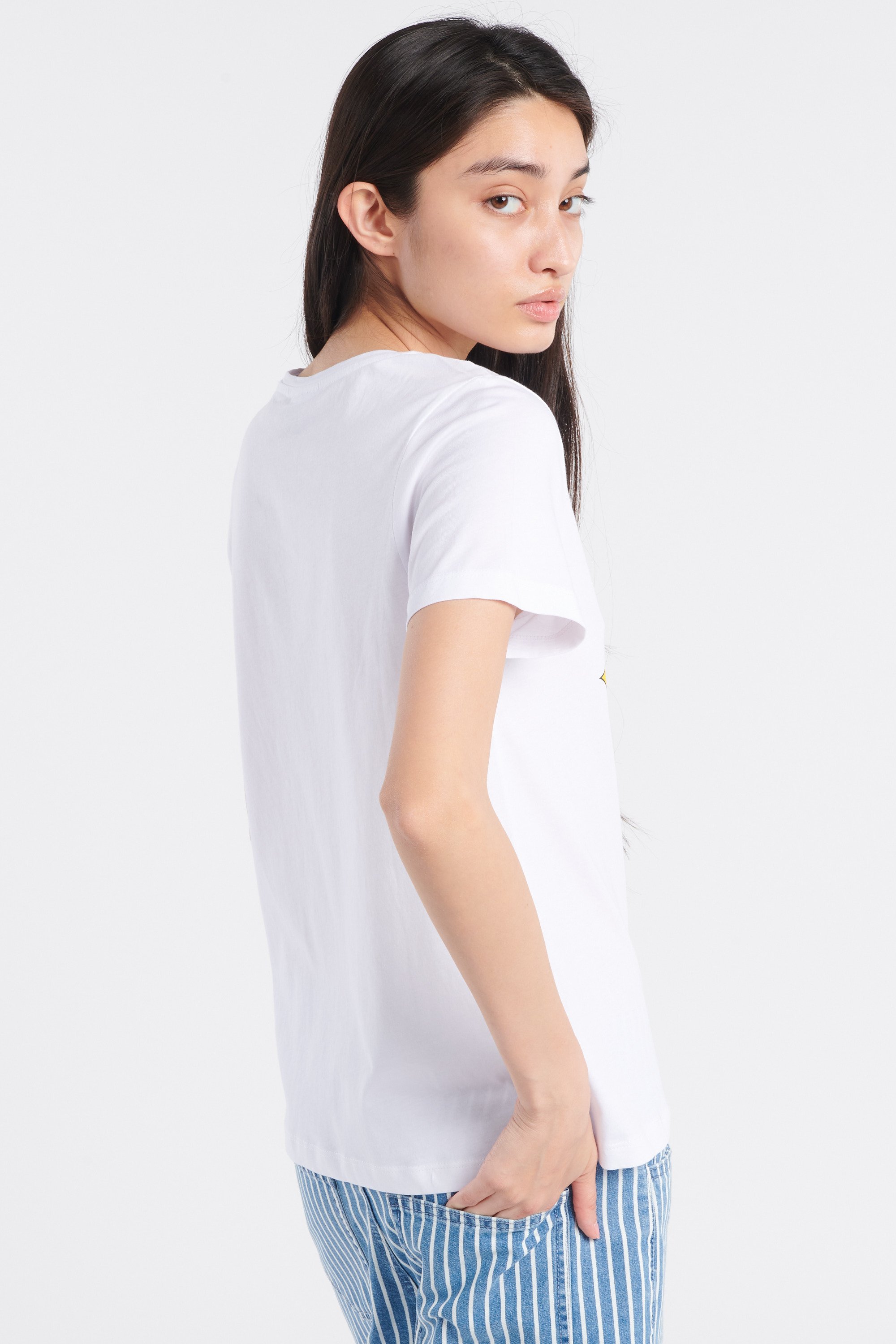 T-shirt | Blanc by NOISY MAY T-shirt Blanc