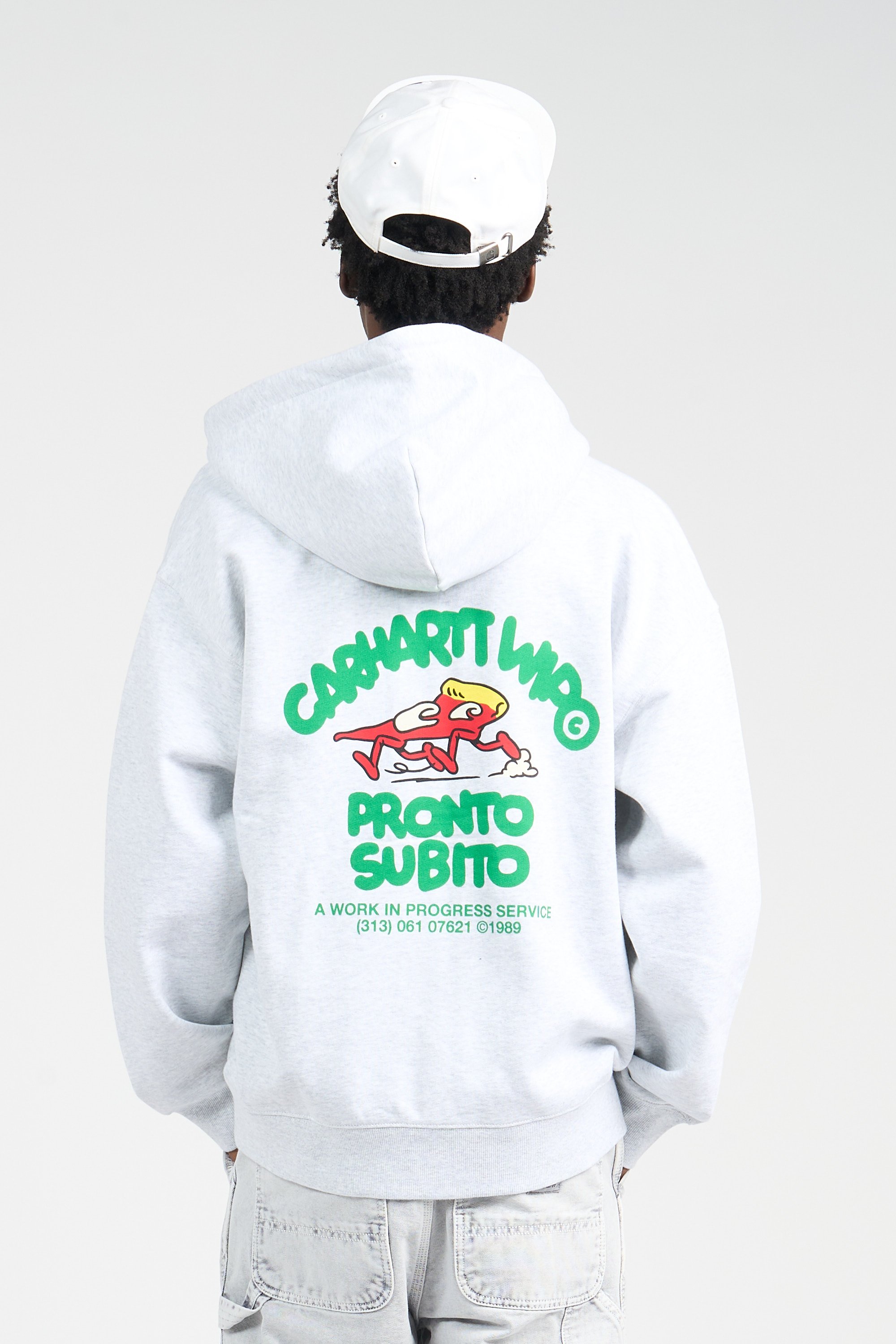 Hoodie zippé | Gris CARHARTT WIP Homme