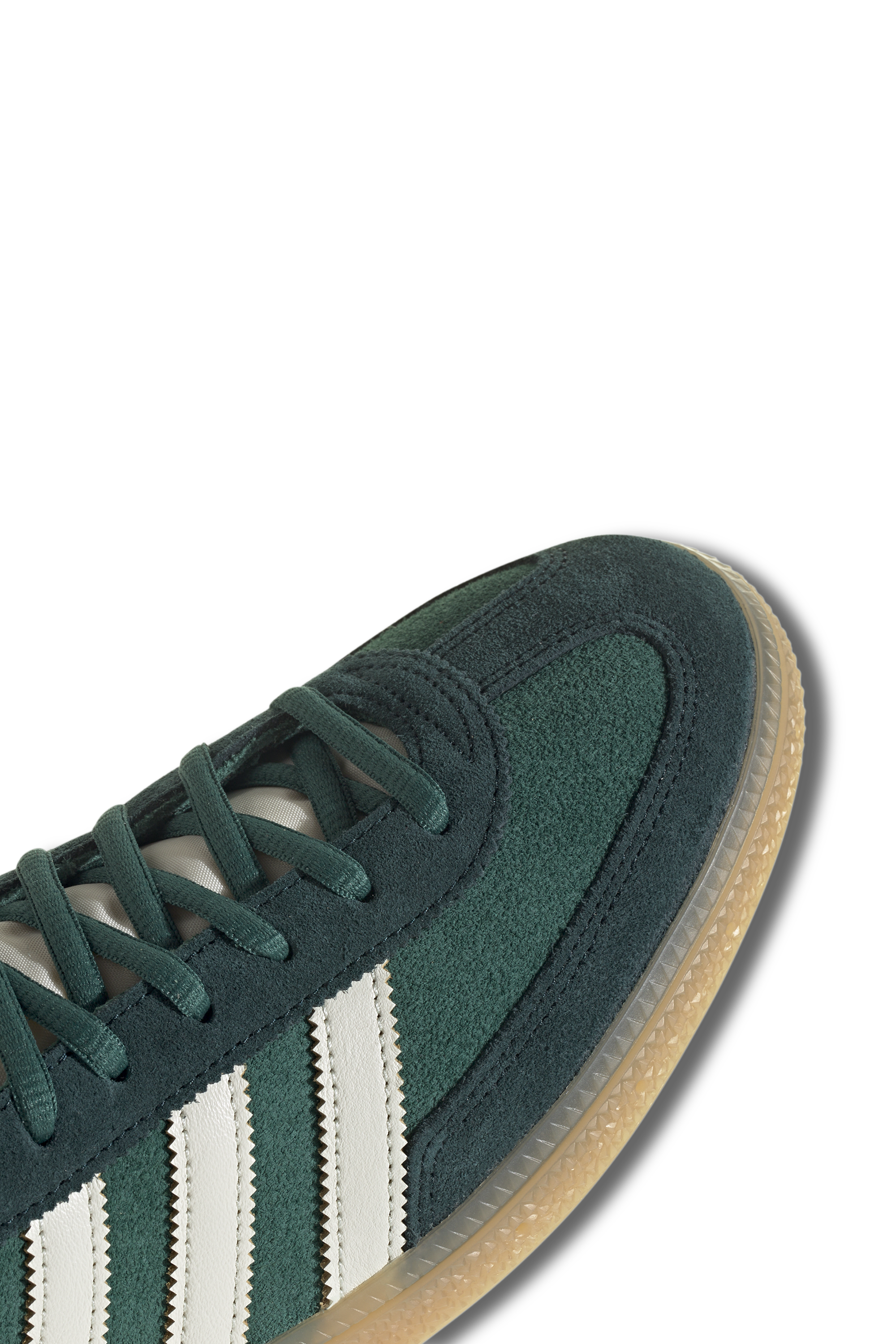 Baskets basses en cuir Vert