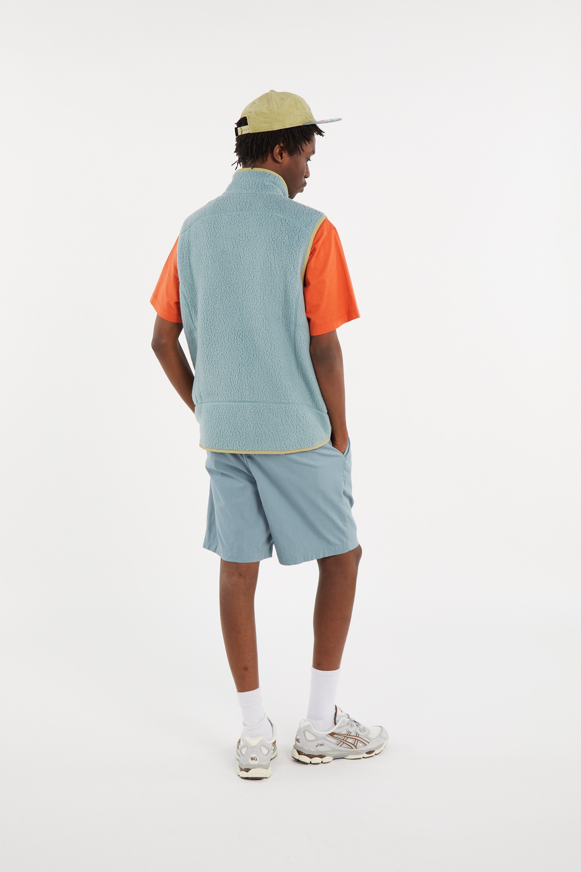 Polaire sans manches Bleu