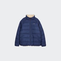 Puffer Jacket Reversible Silent Down New navy