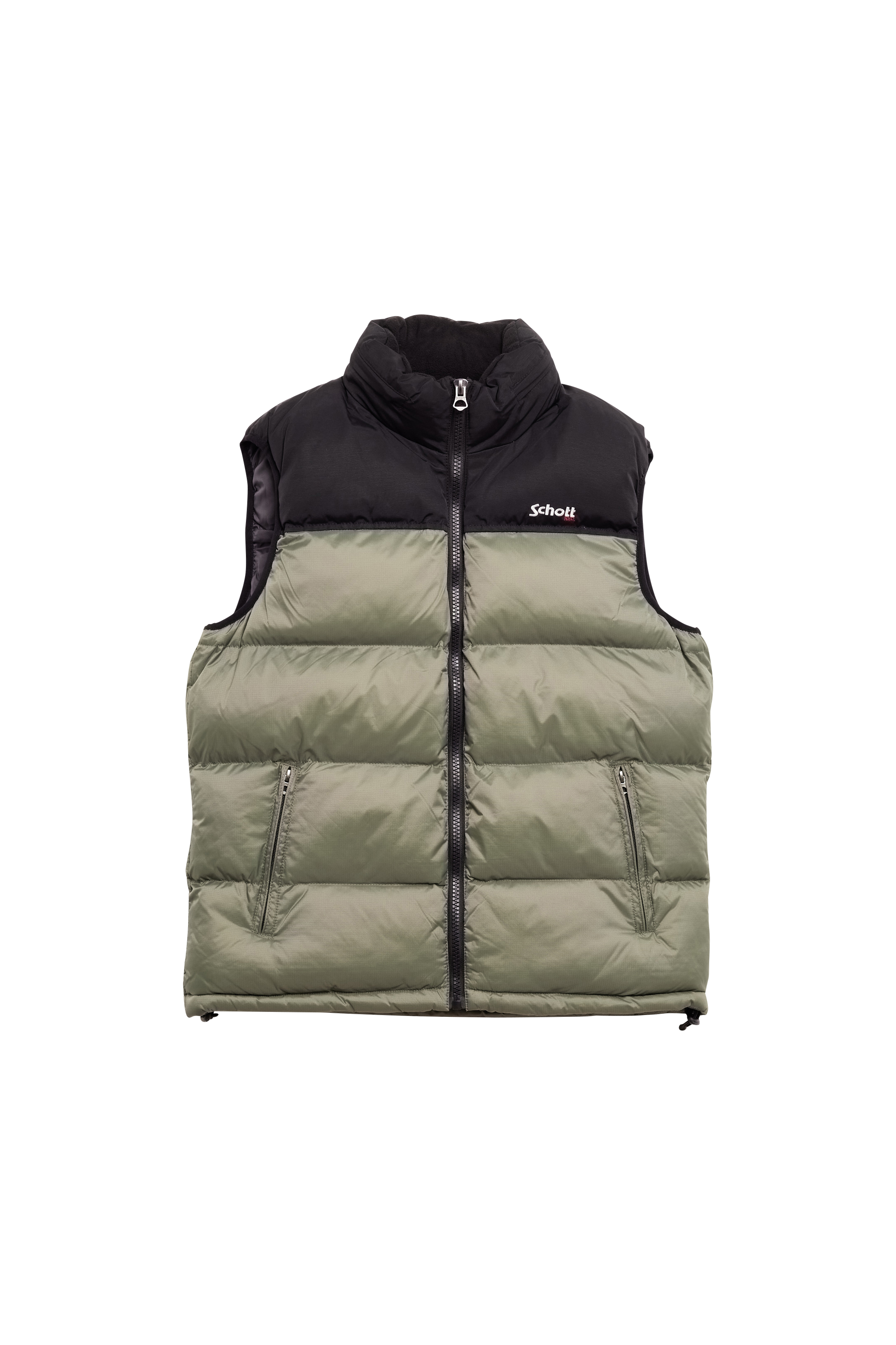 Sleeveless Puffer Jacket Green