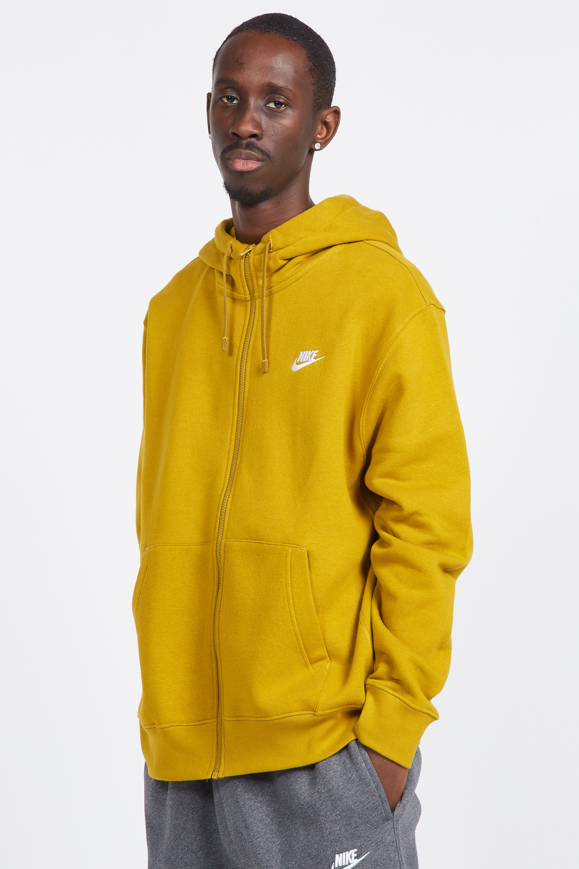 Zip-up sweatshirt Brown