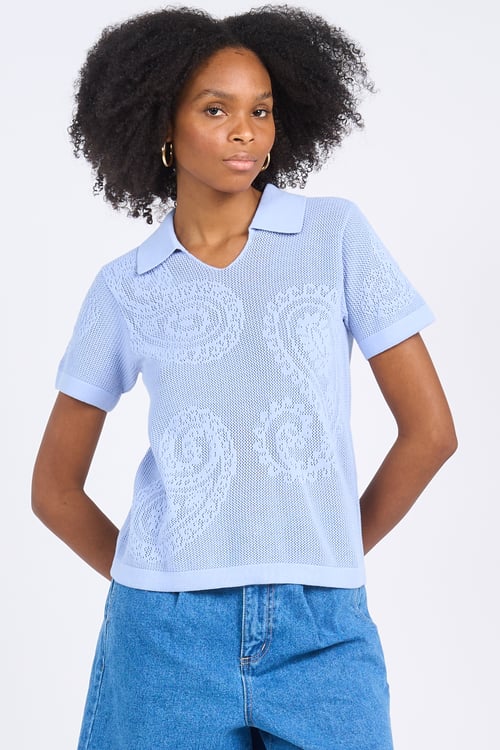 OBEY Top Bleu