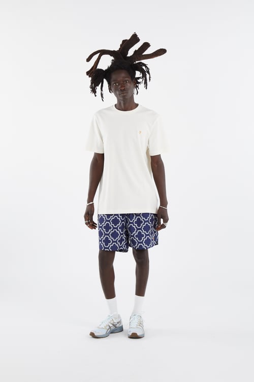FARAH Short de bain Bleu
