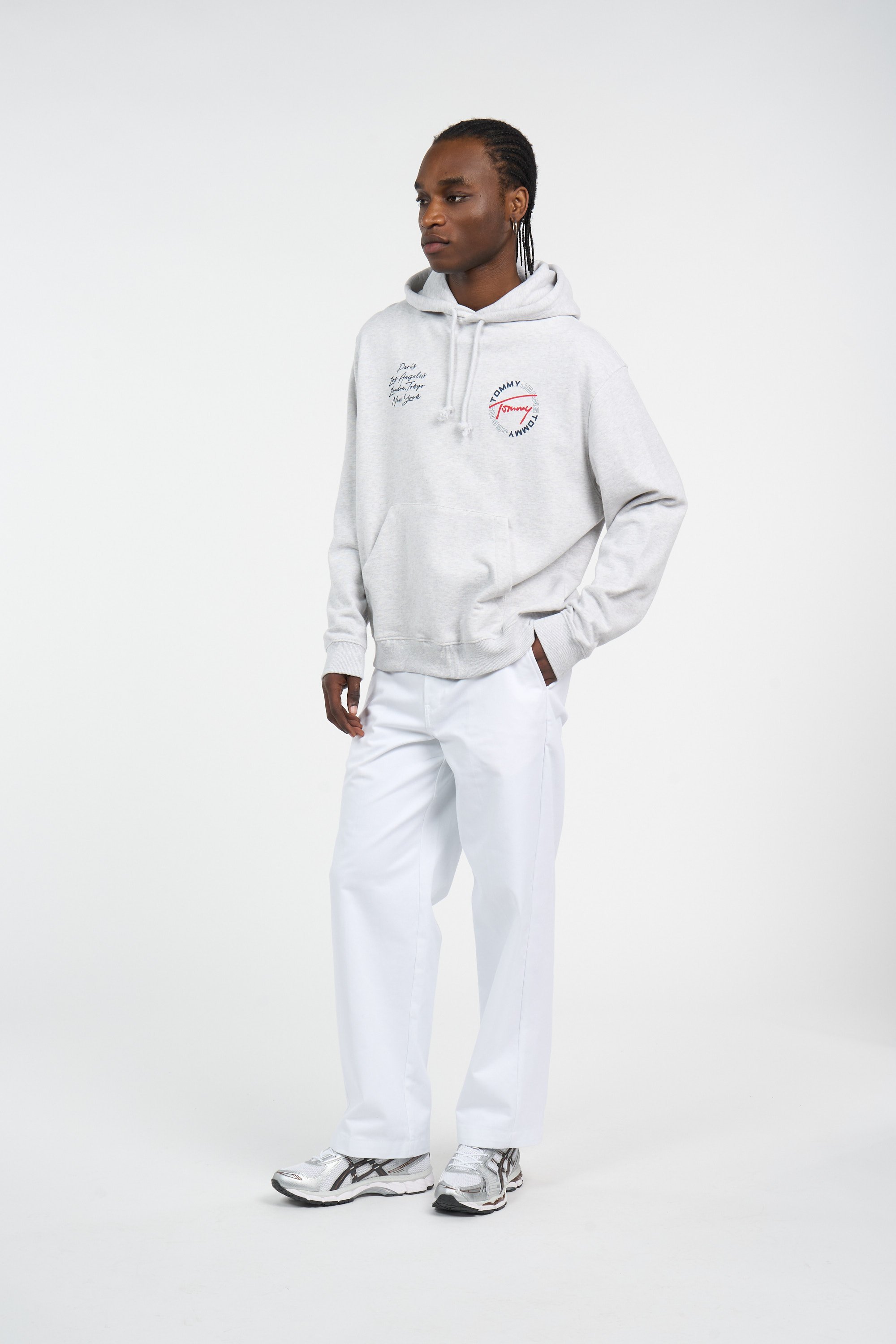 Hoodie TOMMY JEANS Gris