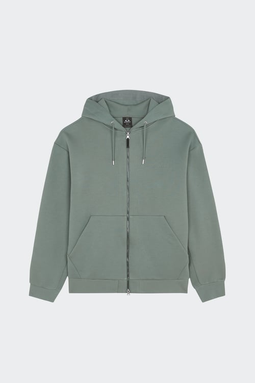 Hoodie zippé - Taille XL Vert