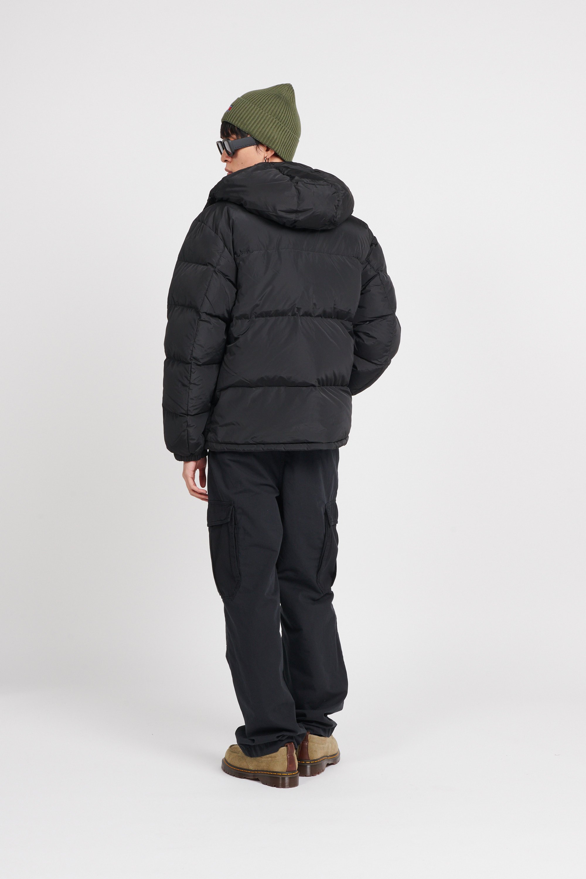 Lightweight quilted padded jacket with high neck | Black by TOMMY JEANS Lightweight quilted padded jacket with high neck Black