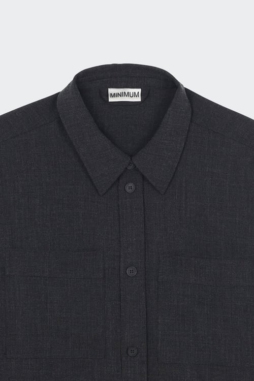MINIMUM Chemise Gris