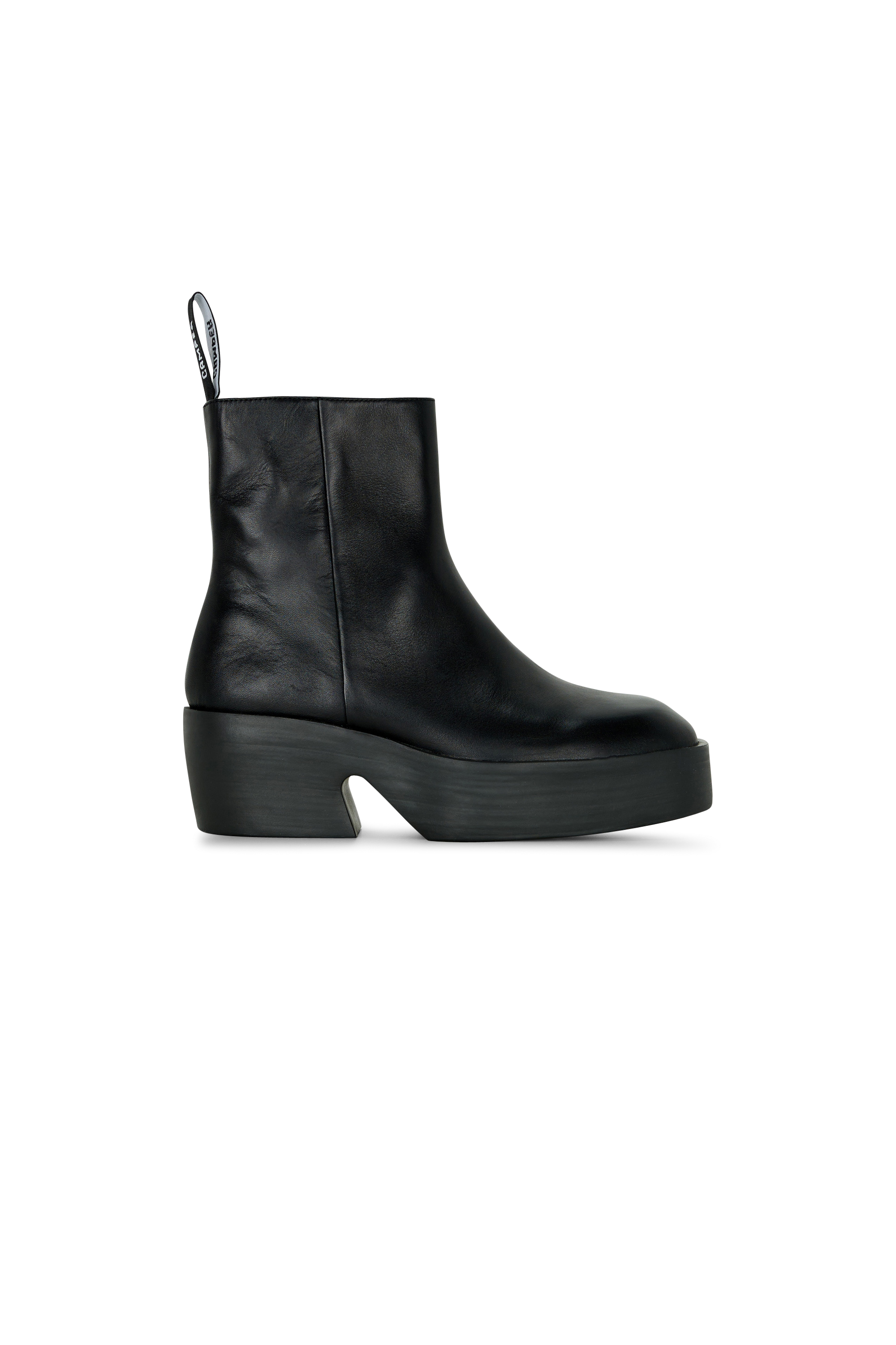 Heeled leather mid-calf boots CAMPER Black